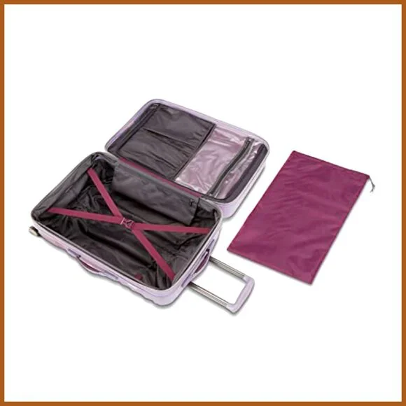 20-Inch Spinner Carry-On Luggage with ABS Hard Shell - Picture 3 of 6